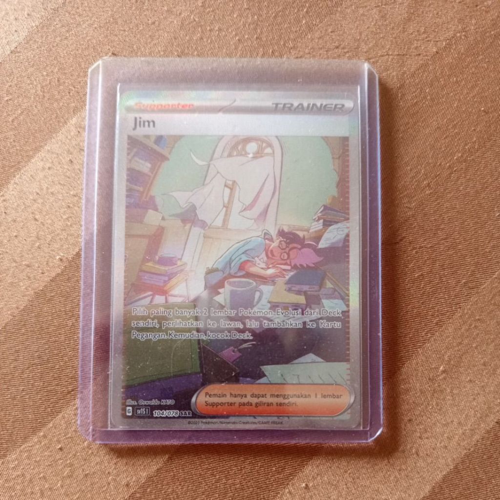 kartu pokemon jim trainer sar