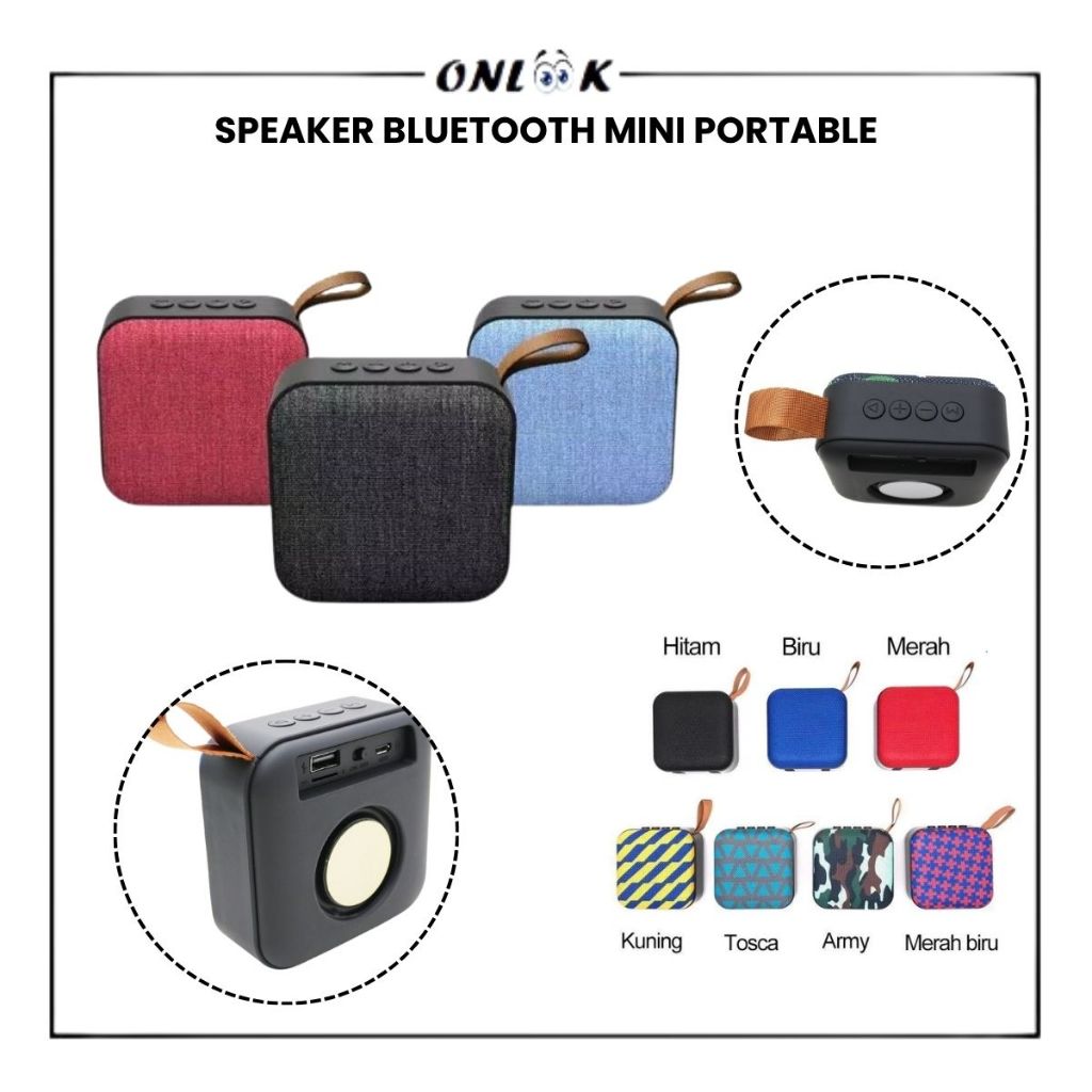 ONLOOK Speaker Bluetooth Mini Portable Wireless Support Memory FM Radio Spiker USB Charger
