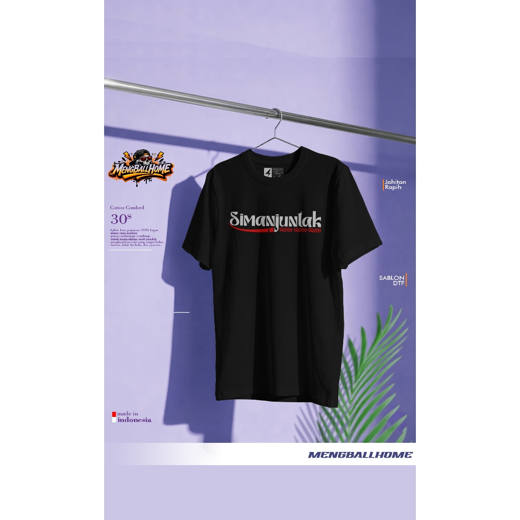 Kaos Simanjuntak Batak Toba Cotton Combed 30s Kaos Custom