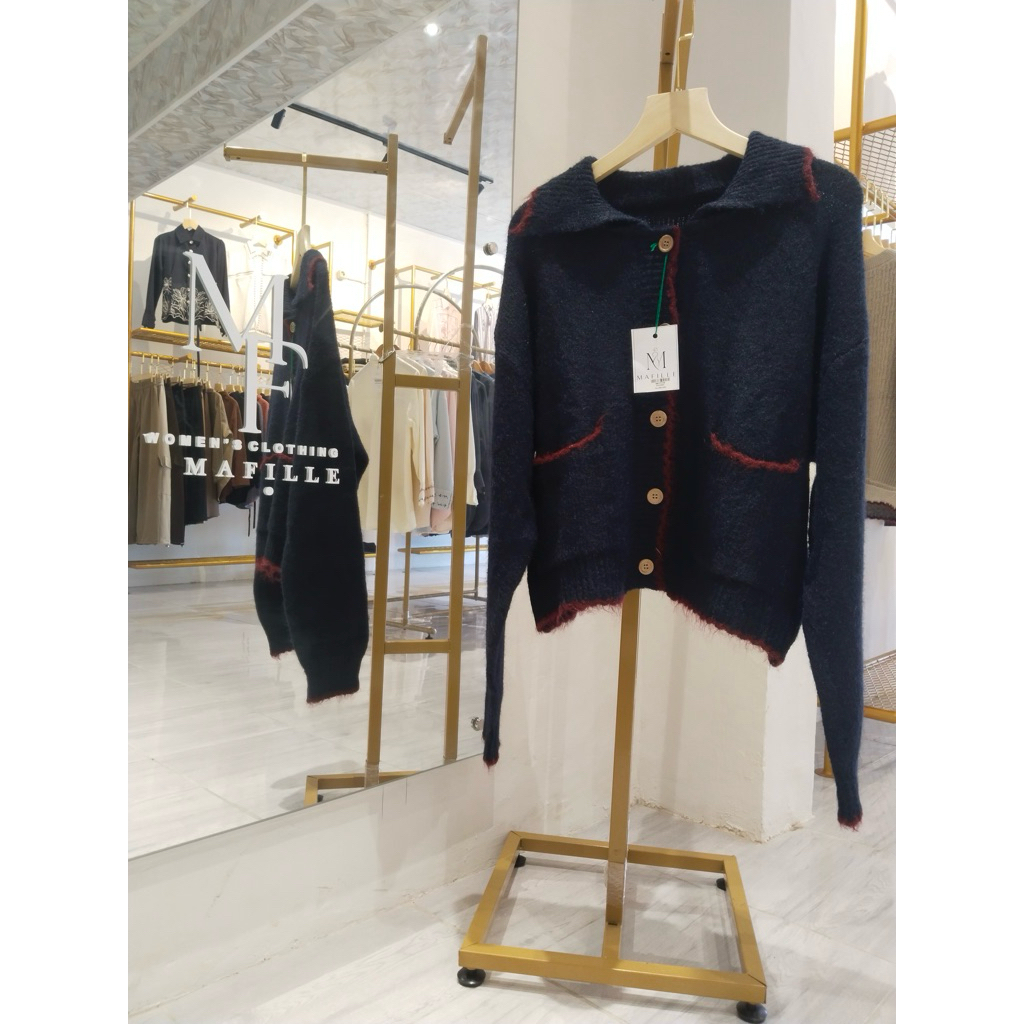BNC 216-Seoul Loose Button Rajut