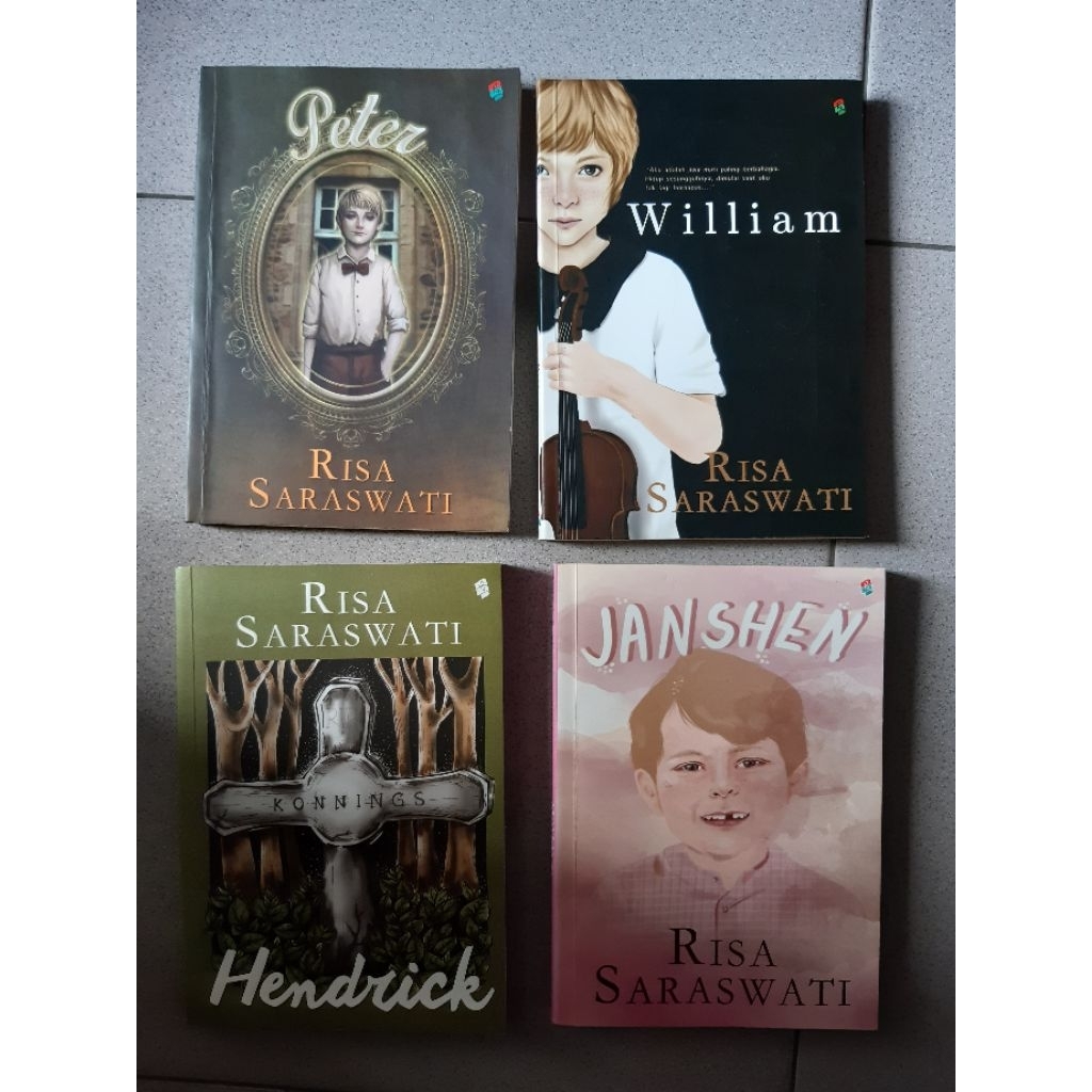 Bundling Buku Peter, Janshen, Hendrick, William by Risa Saraswati - Preloved Original