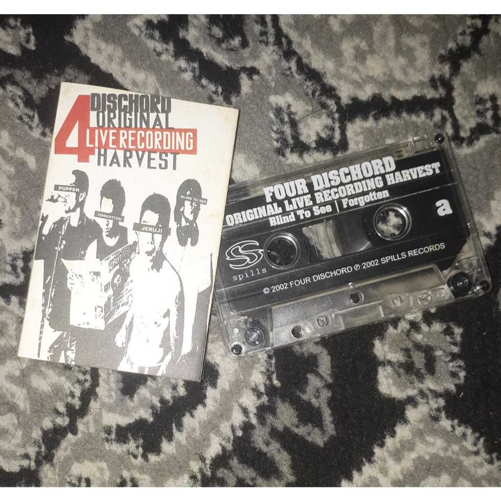 Kaset 4 Dischord Live Recording Puppen, Blind To See, Jeruji, Forgotten - Spills Records