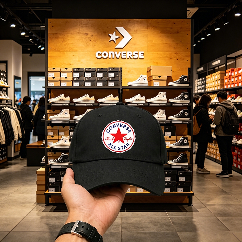 Converse Topi Unisex Regular Caps - Hitam