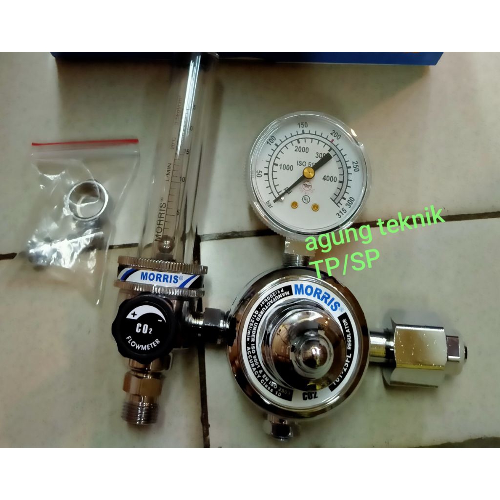 Regulator gas co2 101 - 25 FL - CD MORRIS Original