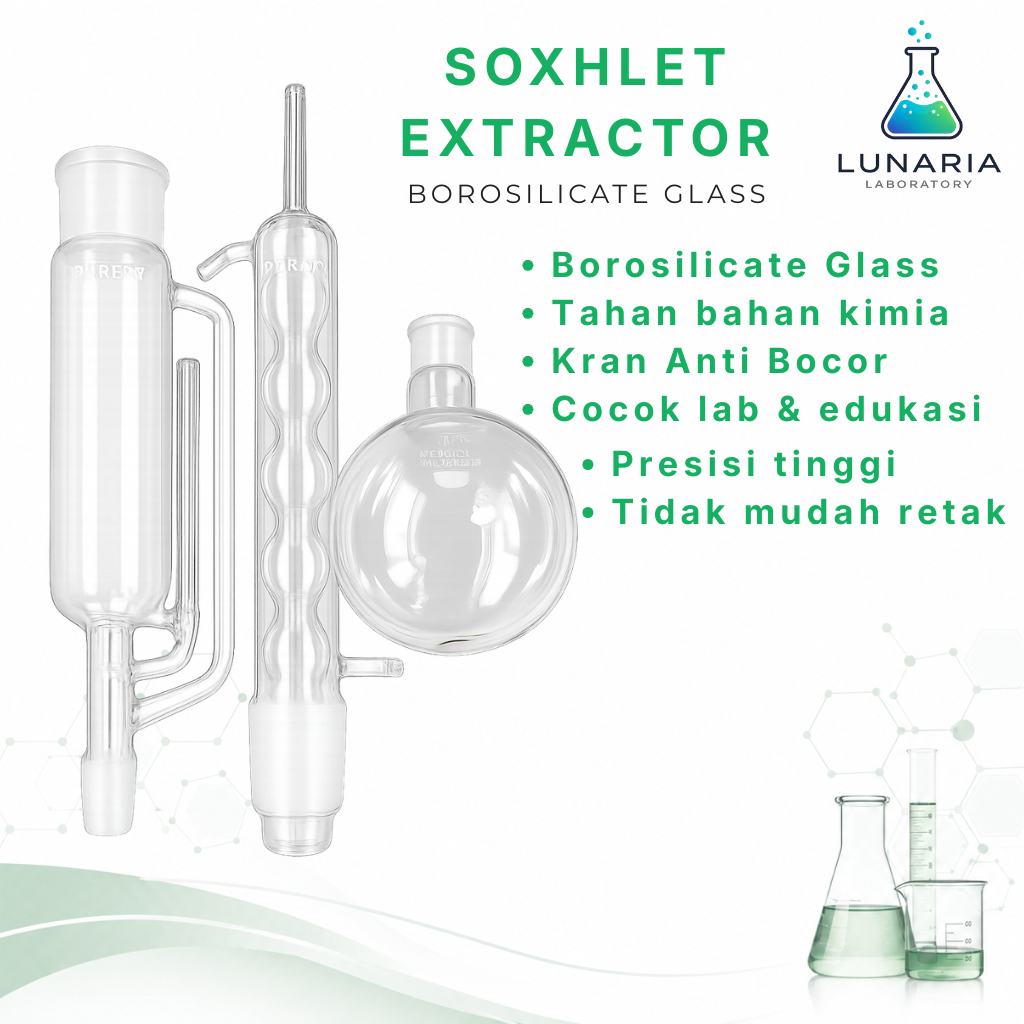 Soxhlet Extractor Set Aparatus