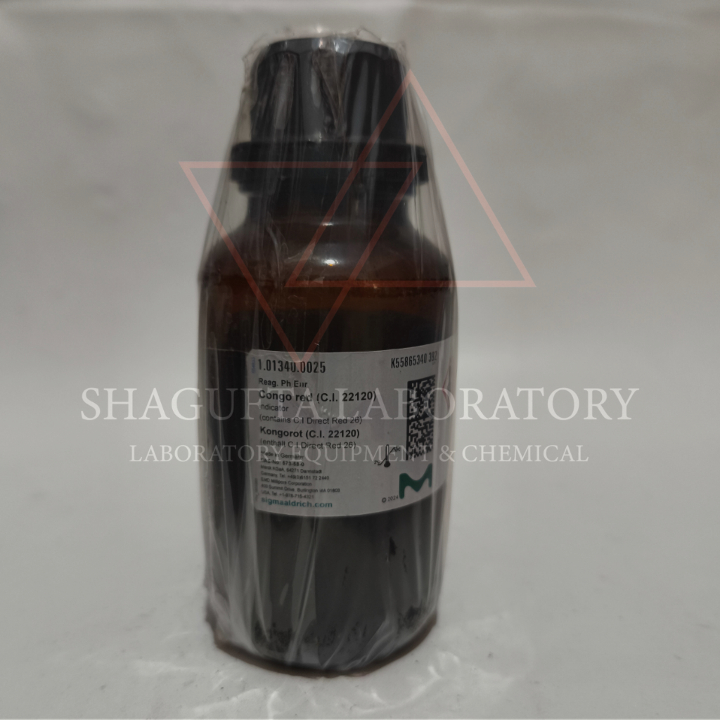 Congo Red / Merah Kongo / Pewarna Congo Merah / Congo Red Indicator Merck Supelco 101340 1GR REPACK