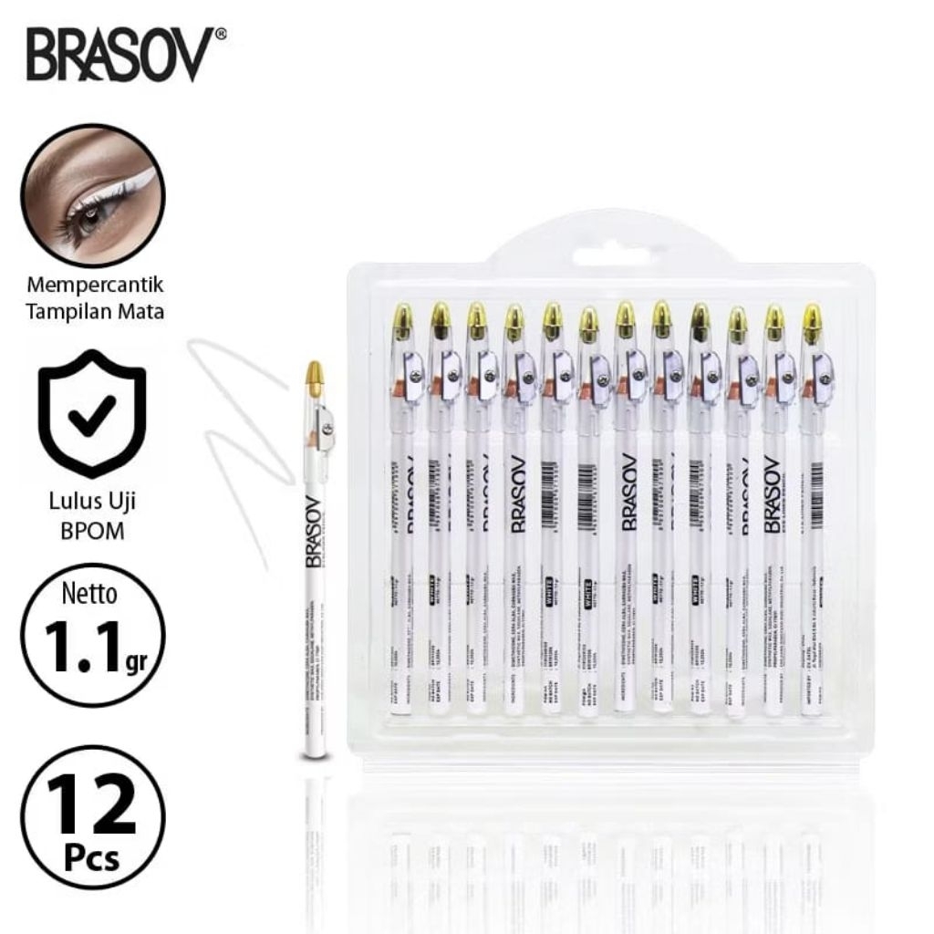 Eyeliner Putih Brasov Bpom Waterproof