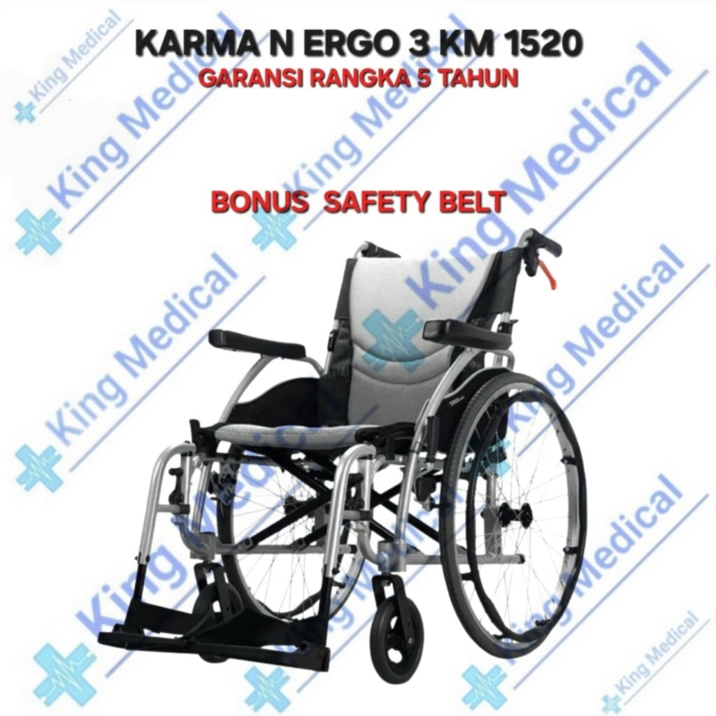 Kursi Roda Karma N Ergo 3 KM 1520 WheelChair EuKarma