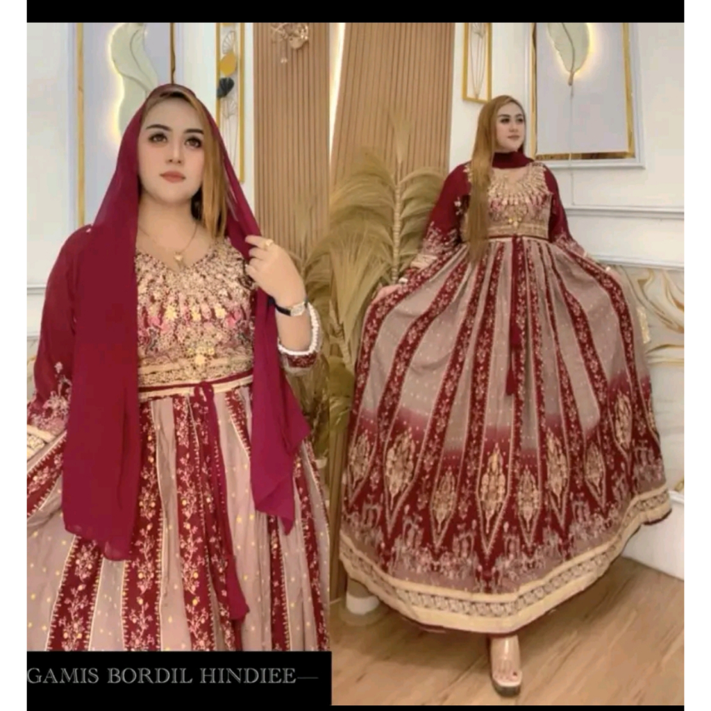 Gamis Hindi istri Simpanan Muslim Dress