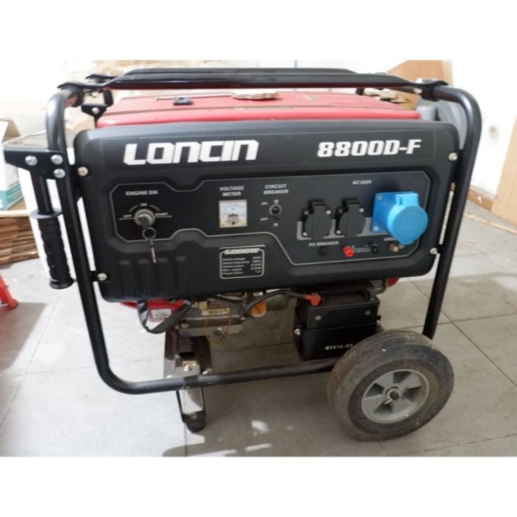Genset Loncin 8800D-F 6500 Watt Starter Original