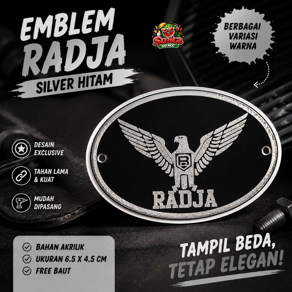 EMBLEM SANGKAR BURUNG RADJA CUSTOM AKRILIK/EMBLEM SANGKAR BURUNG