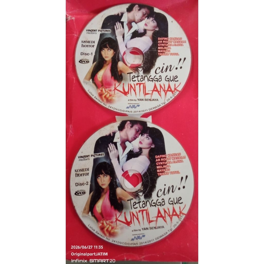 PREE LOVED KASET VCD DVD BEKAS PAKAI