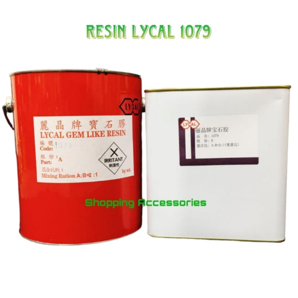 Resin Bening Lycal SOFT (LENTUR) Dgn Katalis - Lycal 1079 - 6 kg