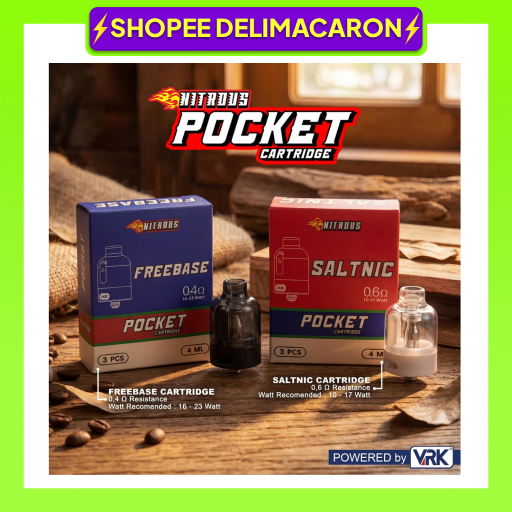 CARTRIDGE NITROUS POCKET BY KOKO SARANG 100% AUTHENTIC