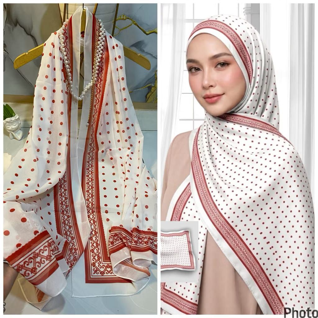 HIJAB PASHMINA CERUTY MOTIF TERBARU COD 2026