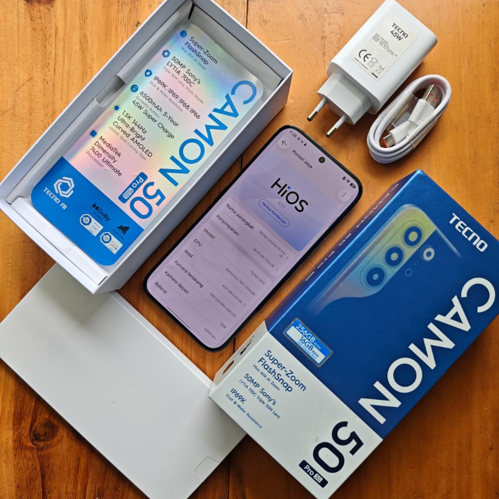 TECNO CAMON 50 PRO 5G SECOND 8/256GB HANDPHONE SECOND HP SEKEN HP BEKAS HP MURAH