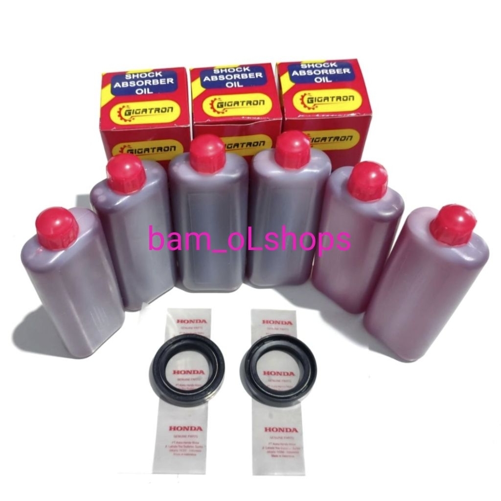 oli shock 6botol+seal shock depan Honda NSR 150 r,nsr 150 rr