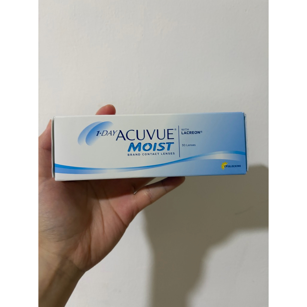 acuvue moist 1-day contact lens softlens daily minus 4