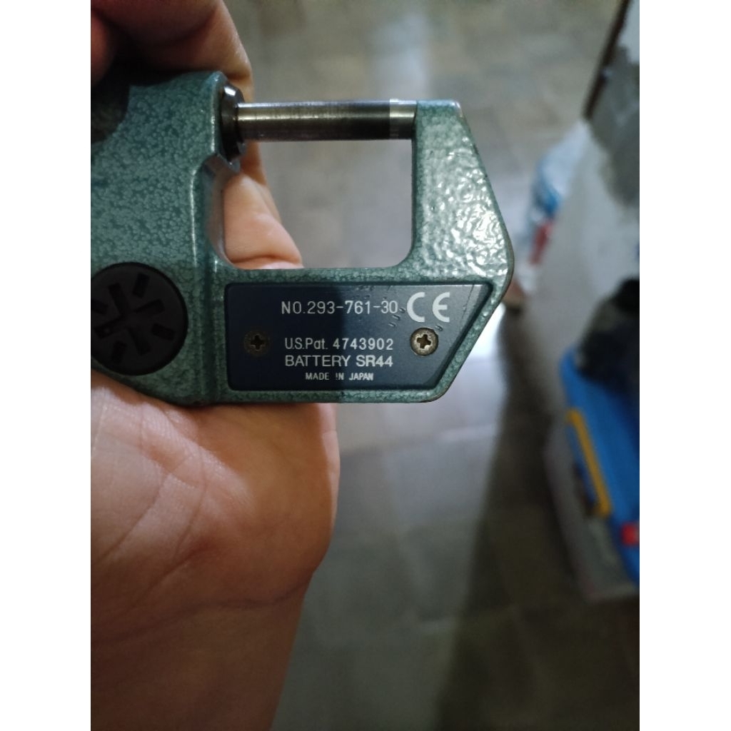 digital micrometer mitutoyo 25mm seri 293-761-30 seken second