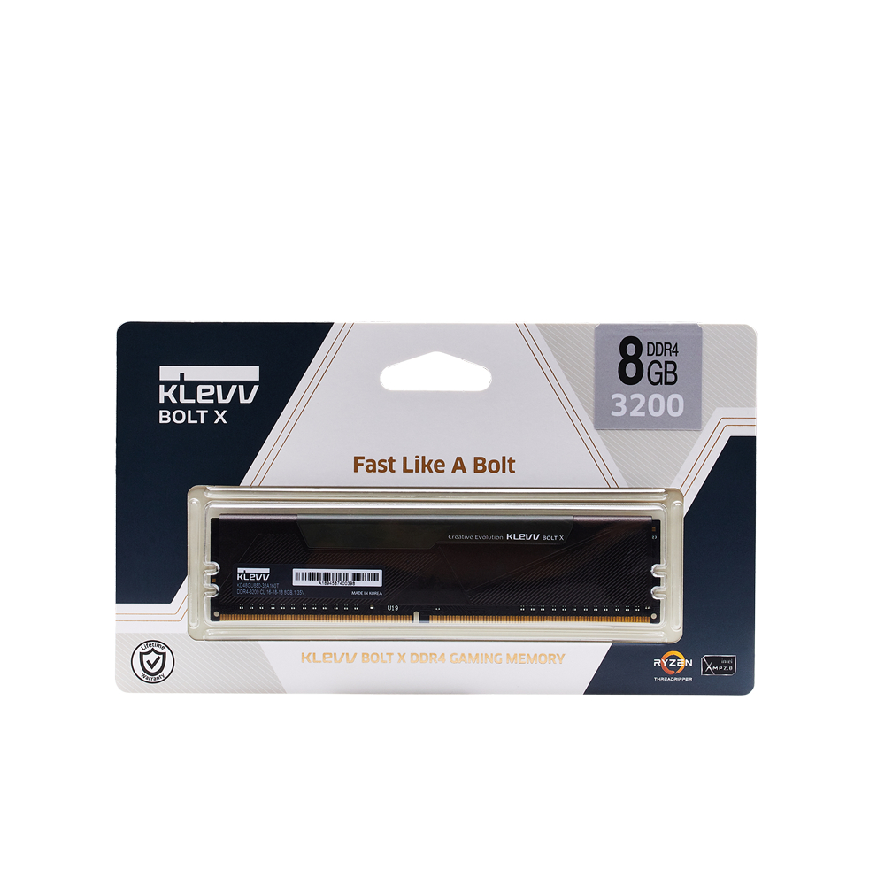 KLEVV BOLT X Series DDR4 PC25600 3200MHz
