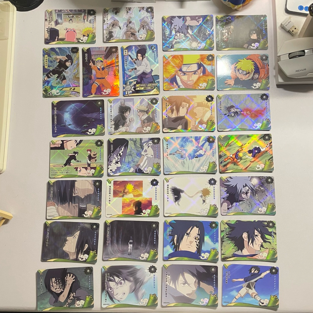 Kartu Naruto Kayou Naruto Uzumaki Sasuke Uchiha Take All