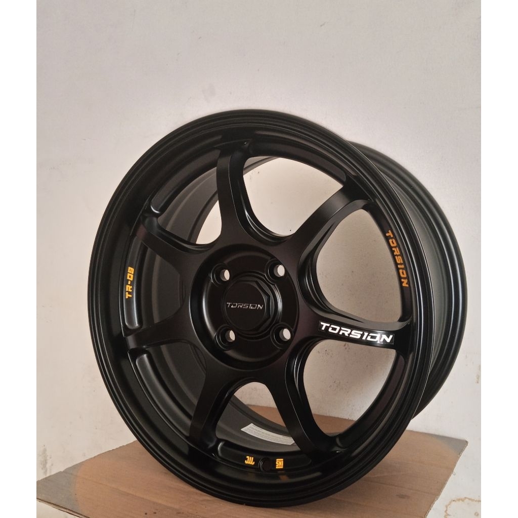 Torsion TR-09 Velg Racing Ring 15 Warna Black