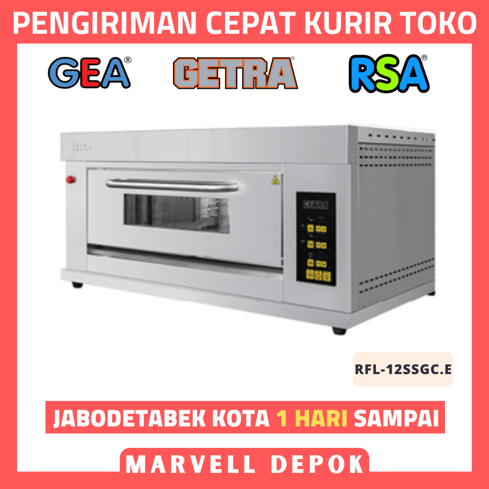 OVEN GETRA 1 DECK 2 TRAY GETRA RFL 12SSGC.E PEMANGGANG ROTI KUE