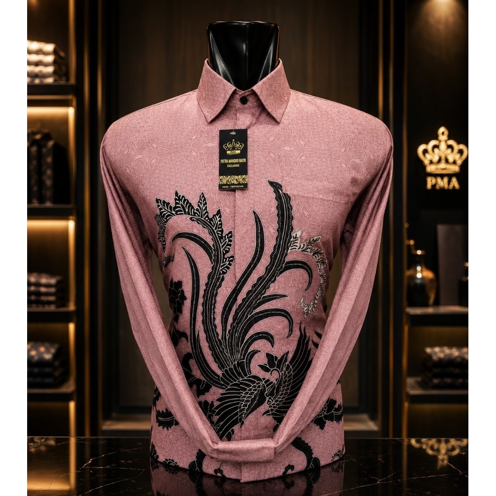 Executive Class Kemeja Batik Pria Lengan Panjang Full Puring – Premium Exclusive