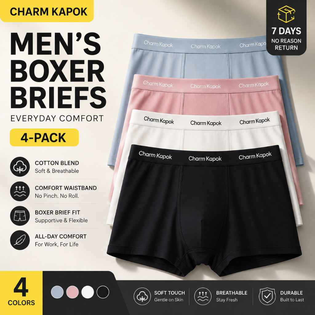DODOMIAN Celana Dalam Pria CD Pria Premium Boxer Ice Silk Antibakteri Elastis Tipis Adem Lembut CKB0