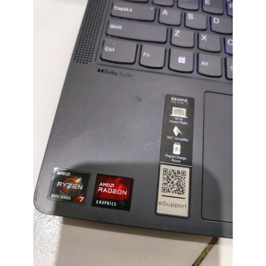 Mainboard Lenovo Flex 5 14acl ryzen 7 5700 ram 16gb normal