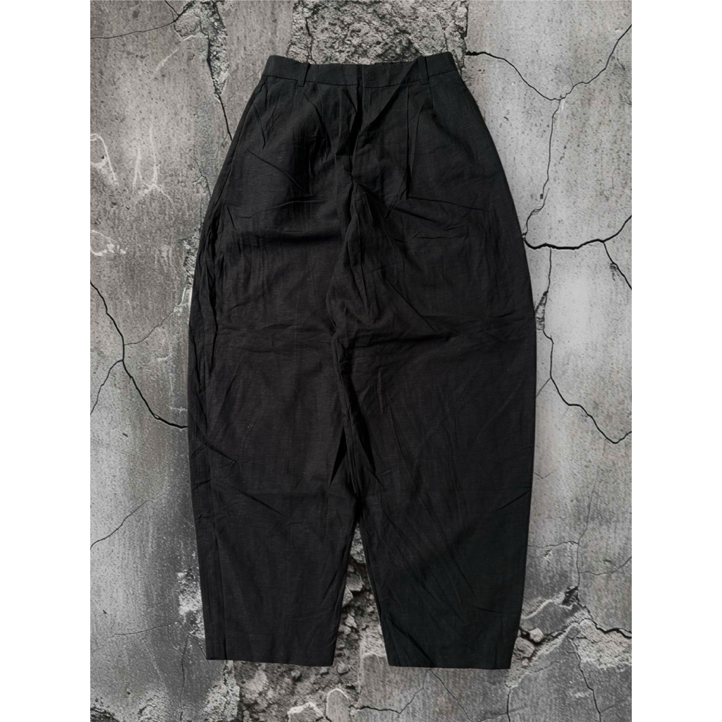 Uniqlo Linen Barrel Pants