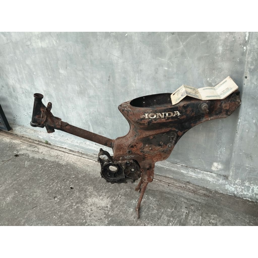 rangka frame honda supercub c700 c70cc