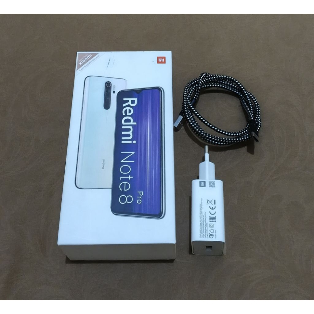 Charger copotan Redmi Note 8 Pro Original