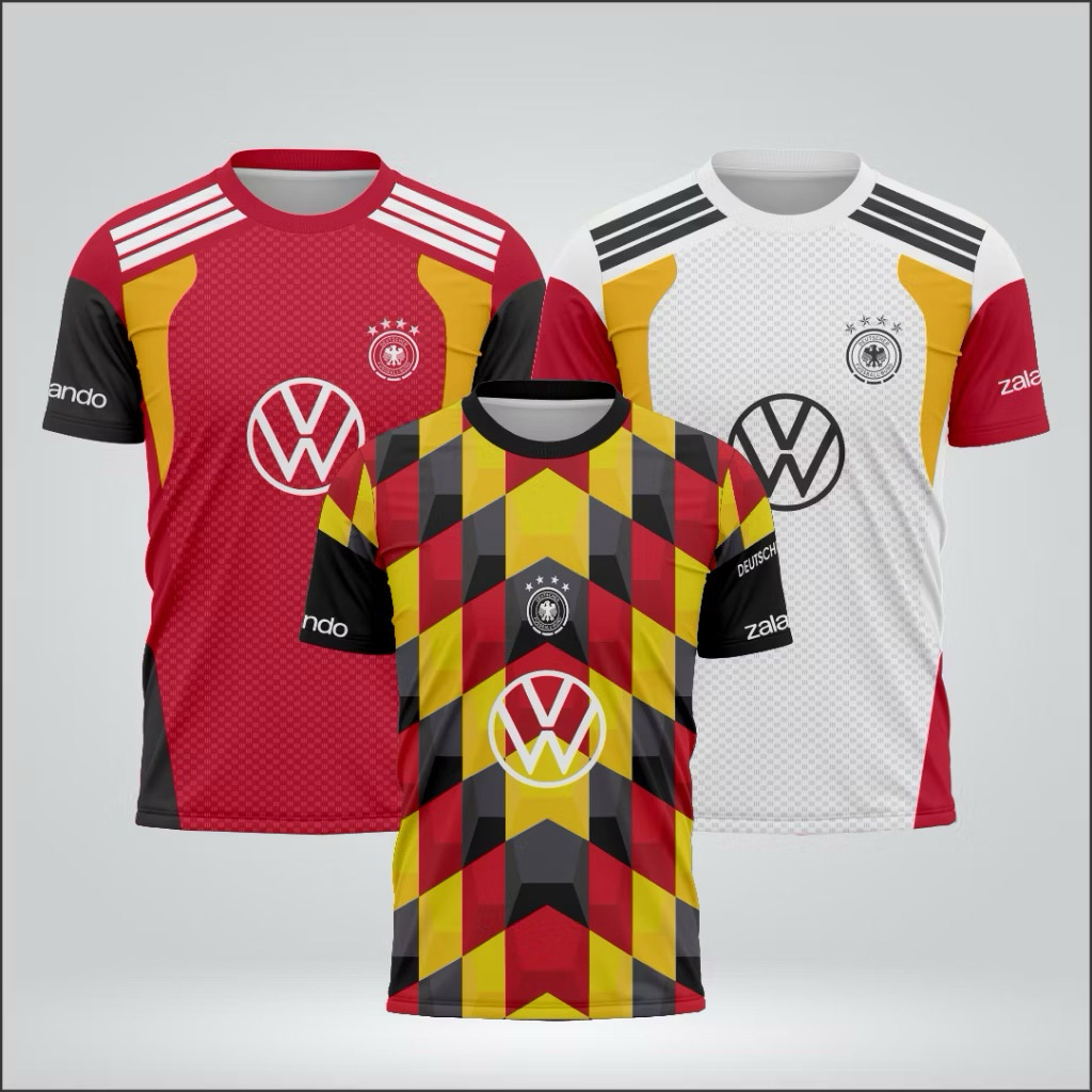 JERSEY JERMAN PREMATCH PIALA DUNIA 2026 FULL PRINTING
