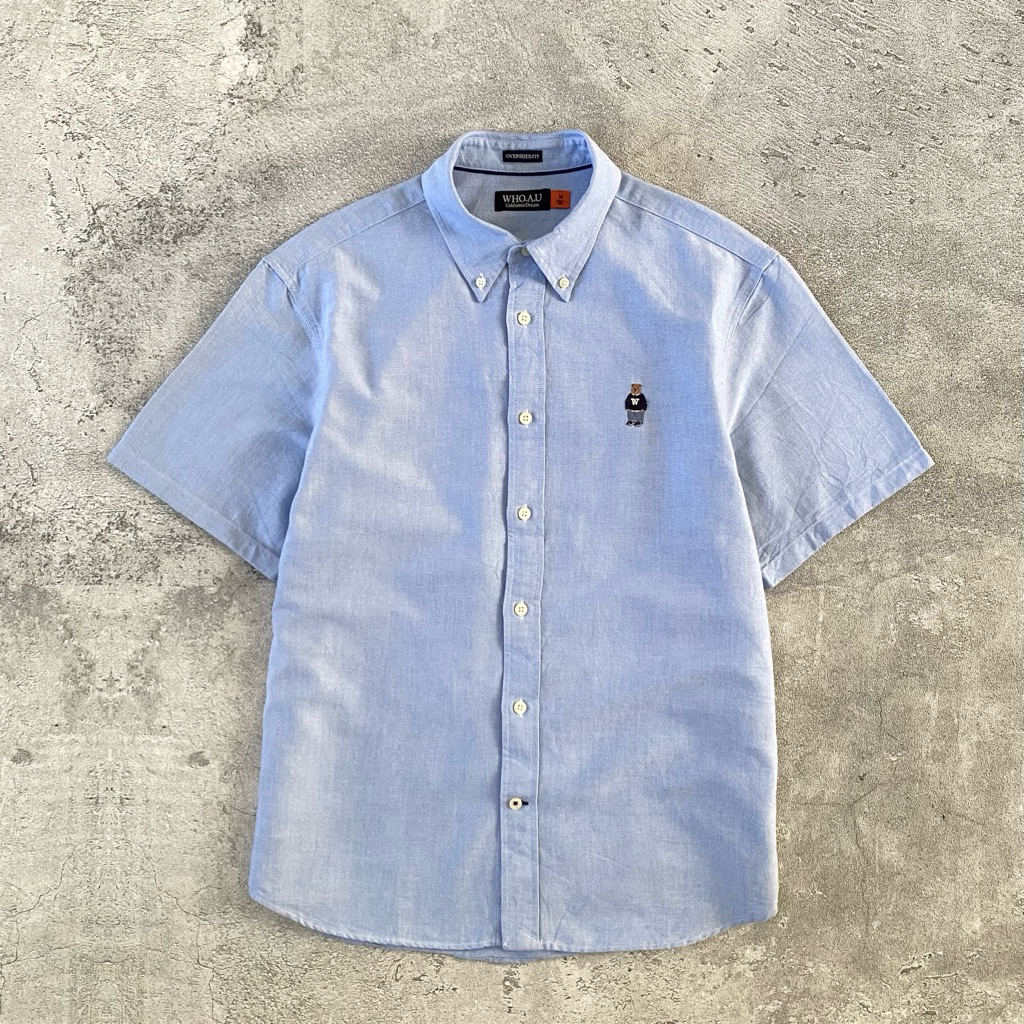 Who AU California Small Logo Bear Baby Blue