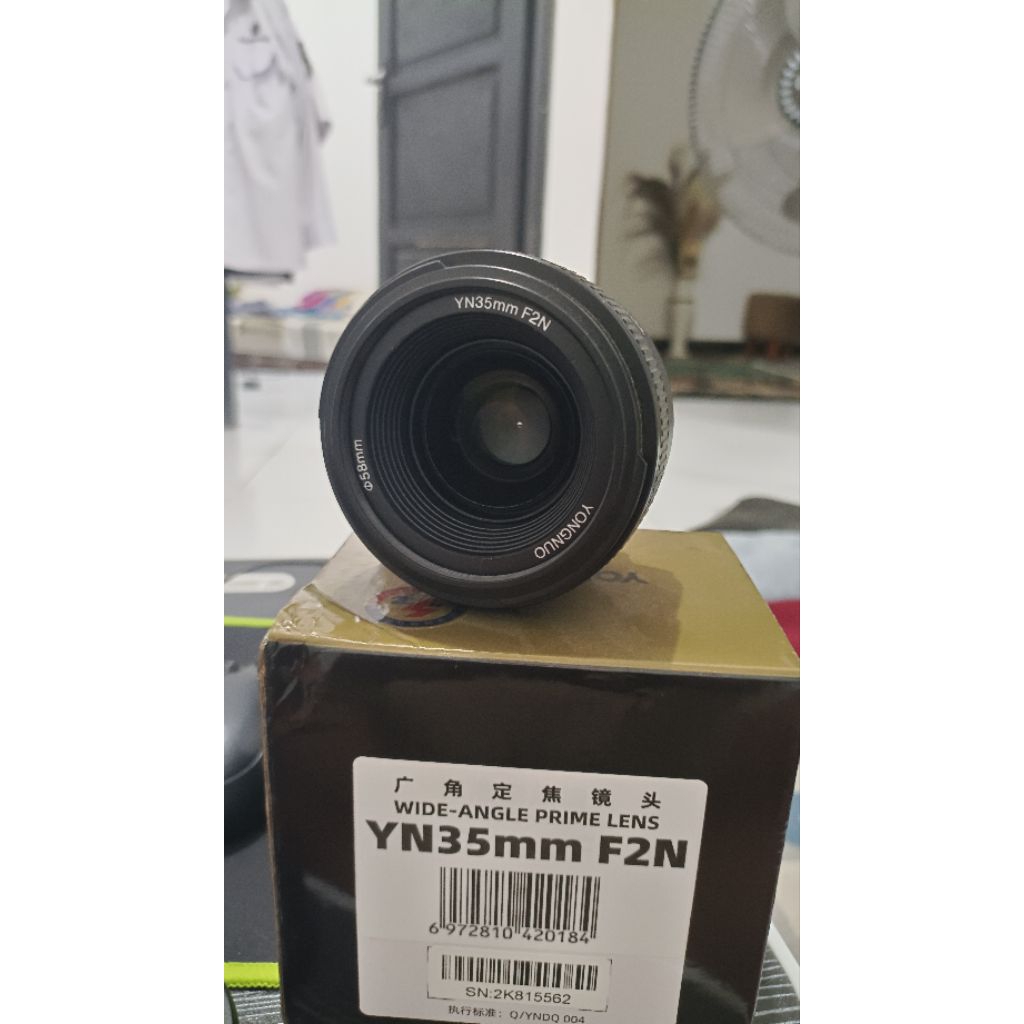 Lensa fix 35mm YONGNUO for NIKON