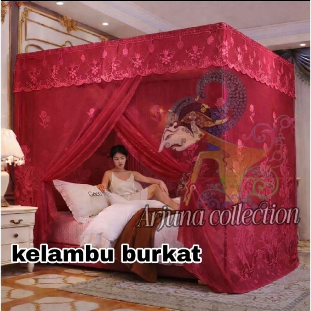 KELAMBU POLOS  BURKLAT TEBAL PREMIUM 100% ORI | KELAMBU BAHAN FITRAS 180x200