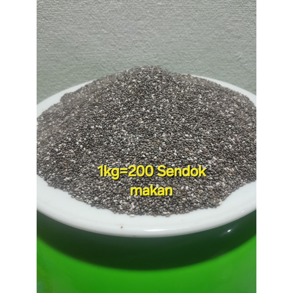 Chia seed organic/biji chia premium/biji chia organik 1kg