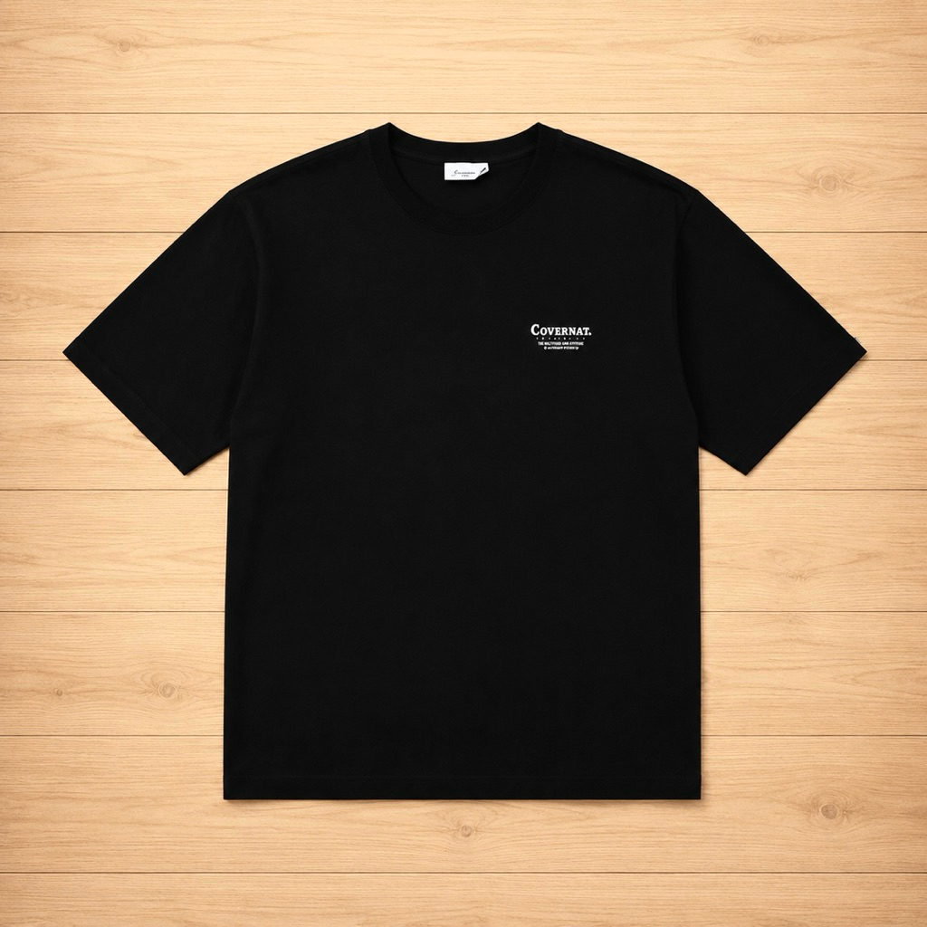 Kaos Covernat Tshirt Black Streetwear Original