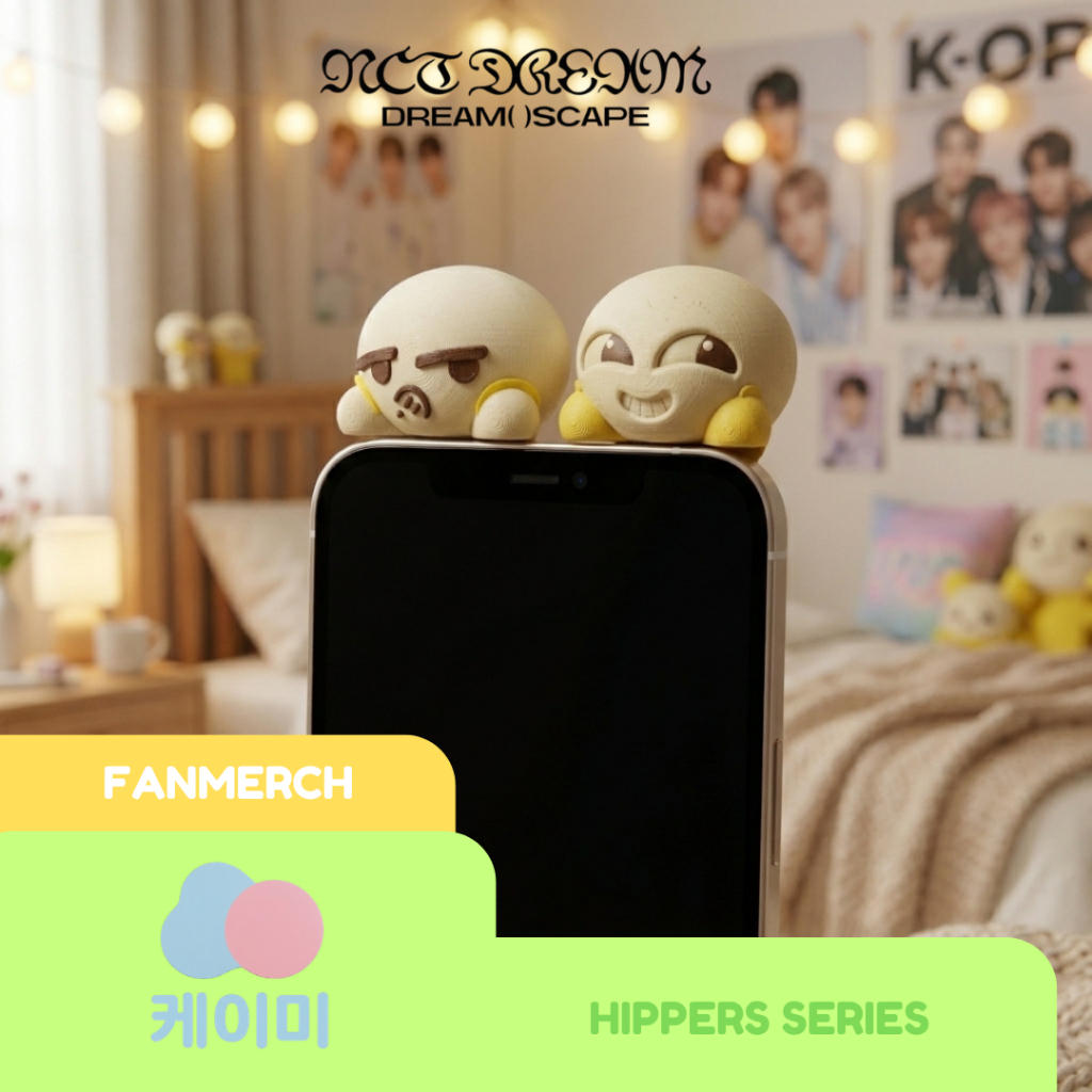 Keimi Hippers HP DREAM SCAPE Fanmerch NCT DREAM Karakter Lucu Jisung Chenle KPOP Aesthetic Aksesoris
