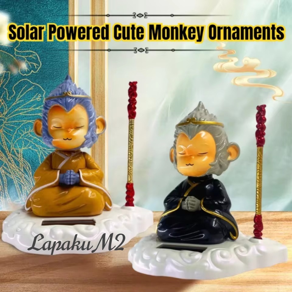 Pajangan Solar Goyang Sun go kong Bobble head sun go kong