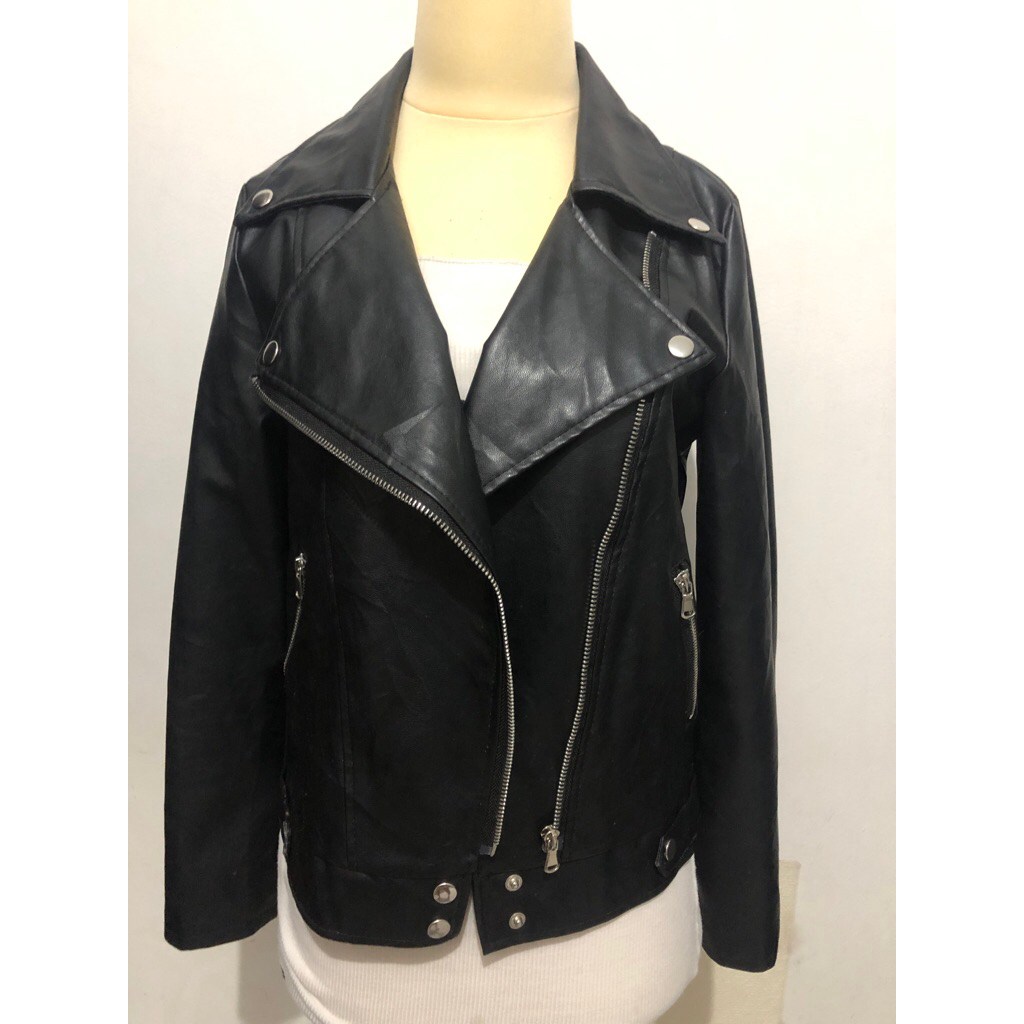 Jaket kulit ramones leather jacket