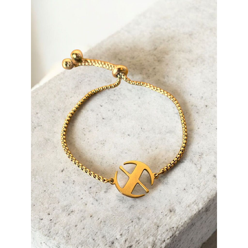 (Bisa COD) New Kpop Bracelet Xodiac Gelang Serut Kpop Titanium Logo Xodiac - Koleksi Terbaru Buat Kp