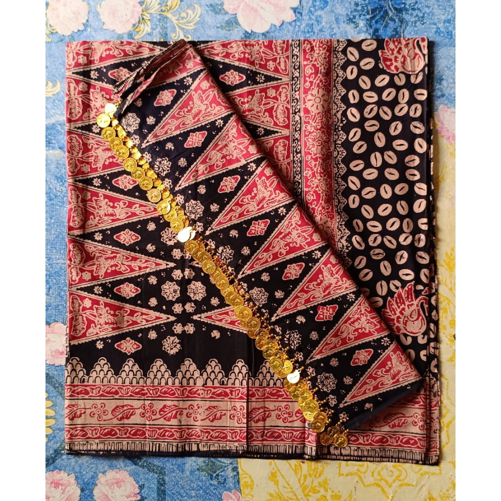 batik Jambi ori ronce koin emas