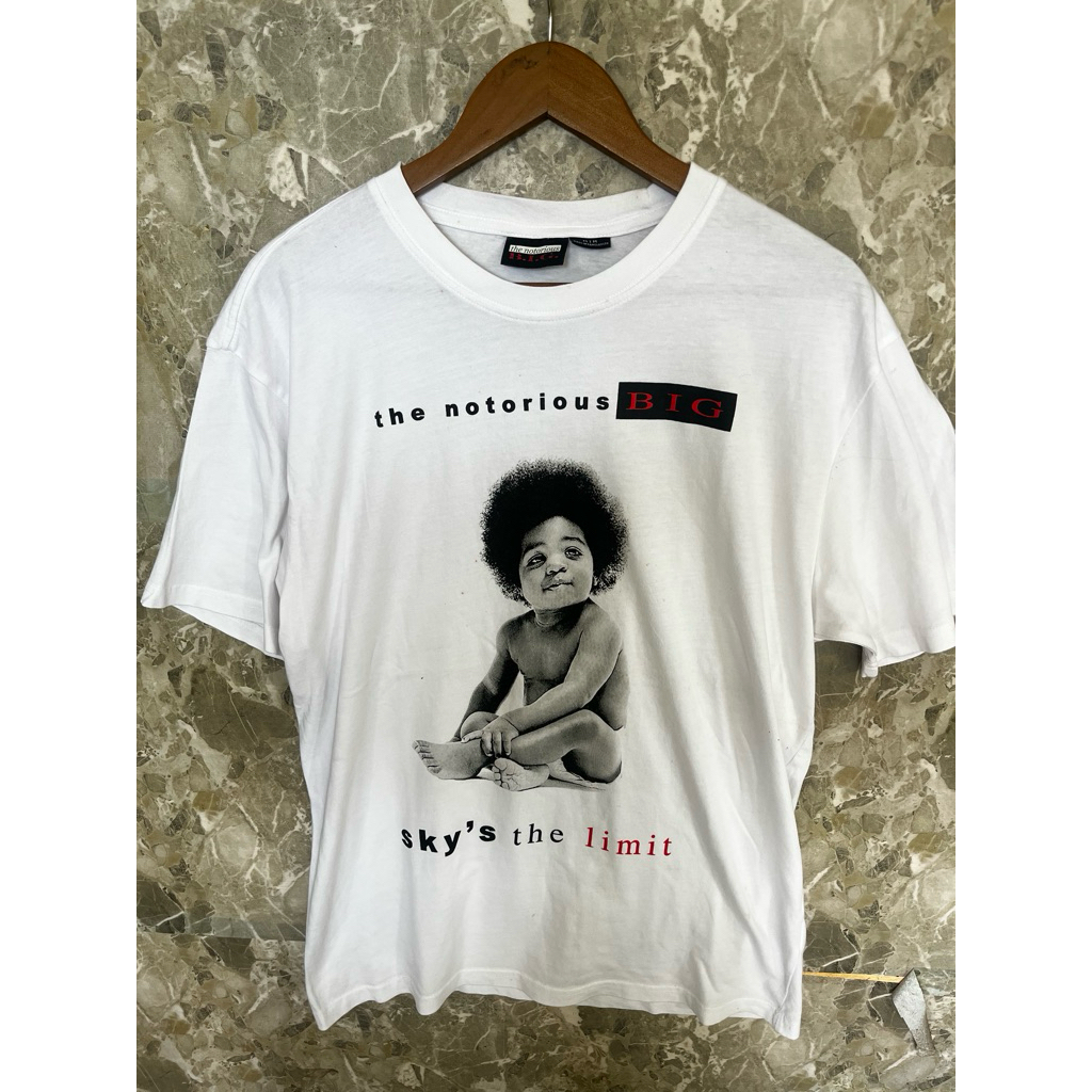 notorious big white T-shirt