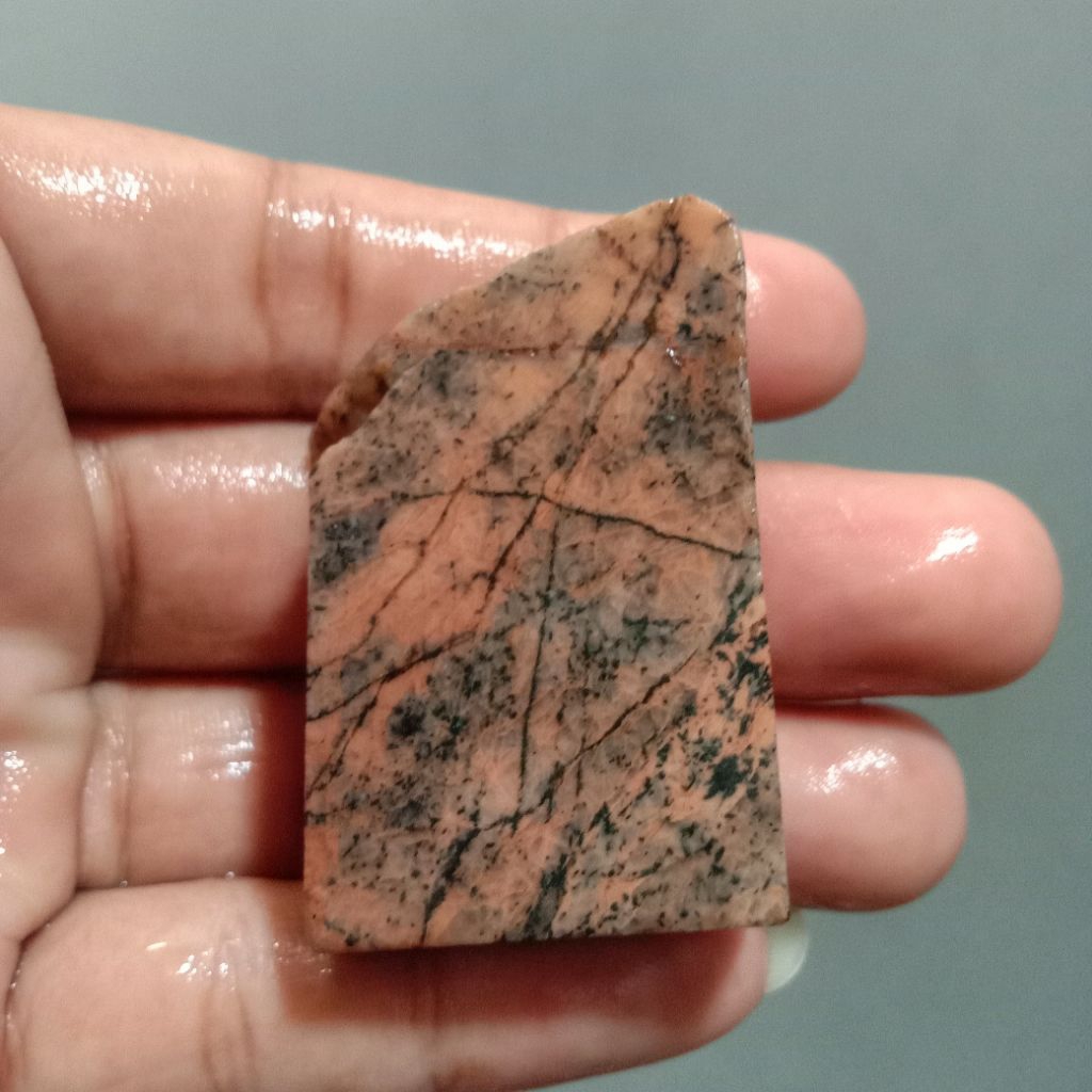 Rough Bahan Jasper Bulu Macan Kebumen