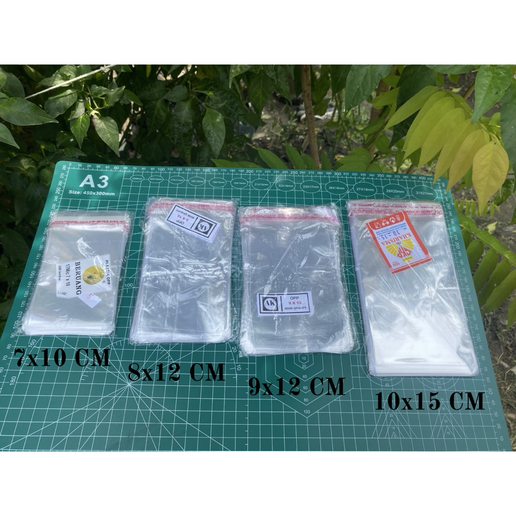 PLASTIK OPP ISI 100 PCS