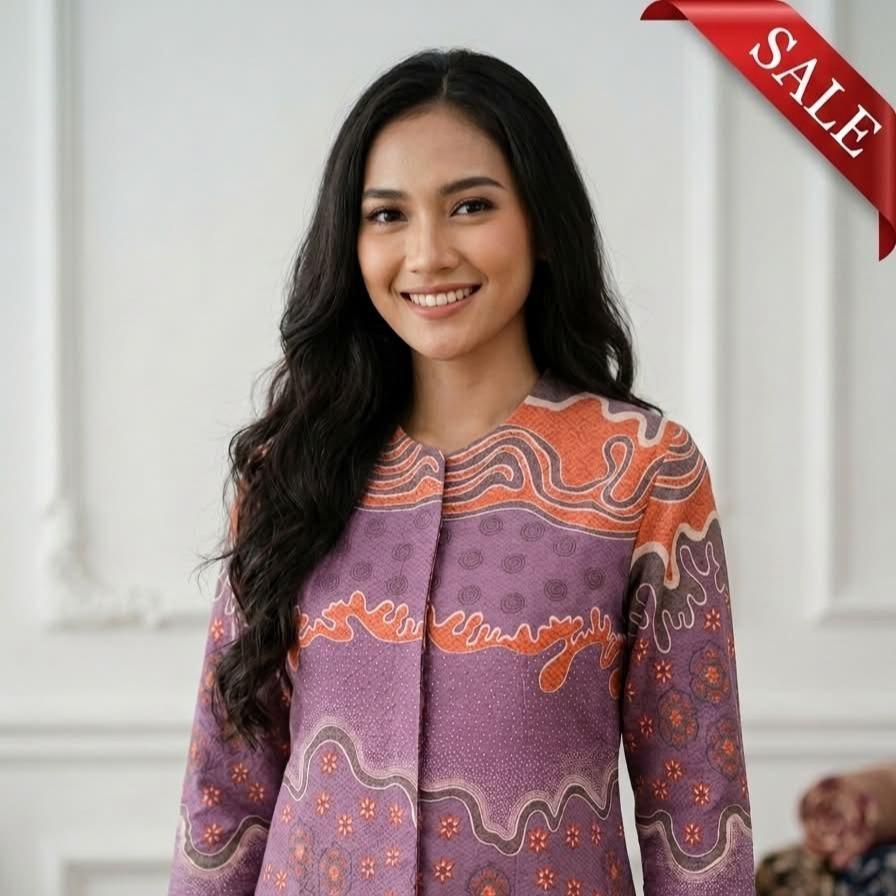 Blouse batik | seragaman batik | batik wanita | batik doby