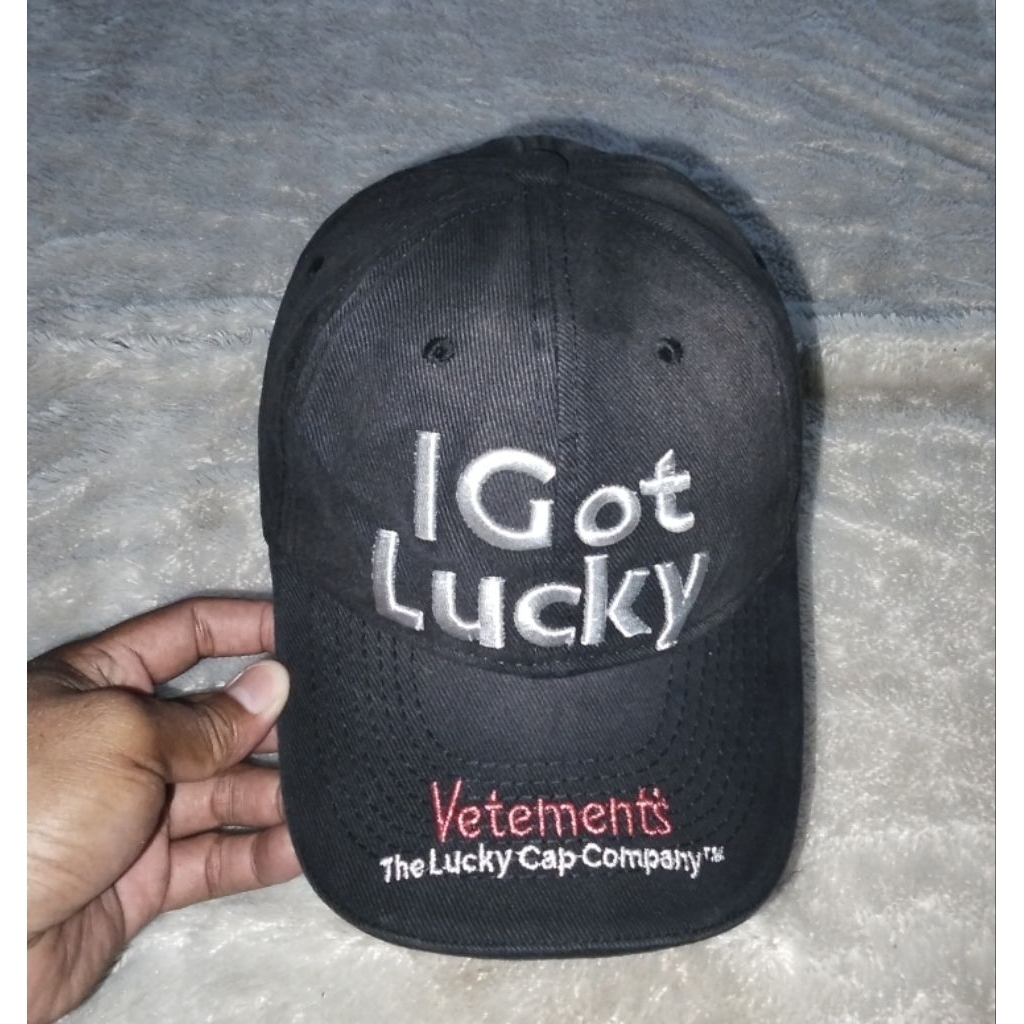 Topi VETEMENTS "I GOT LUCKY"CAP Second