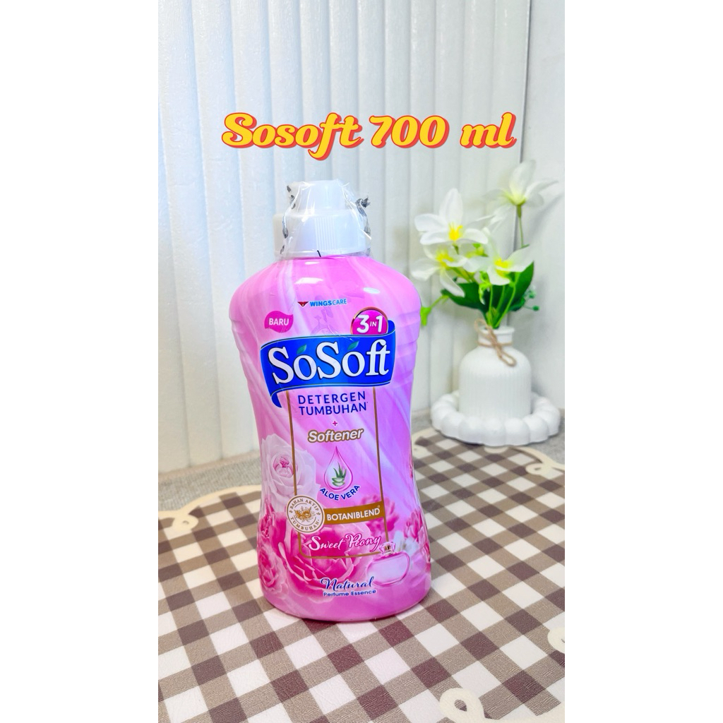 Deterjen cair Sosoft 700ml Deterjen Sosoft 700ml